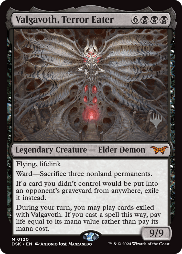 Valgavoth, Terror Eater [Duskmourn: House of Horror Promos]