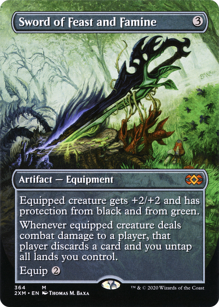 Sword of Feast and Famine (Toppers) [Double Masters] Foil