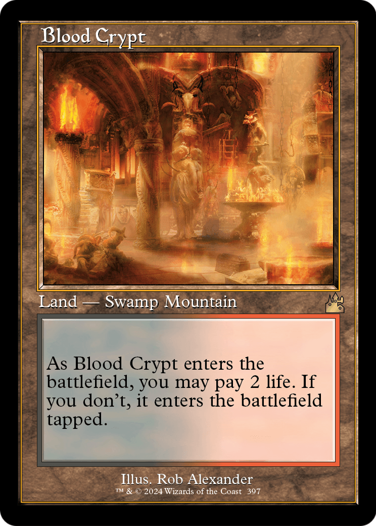 Blood Crypt (Retro) [Ravnica Remastered] Foil