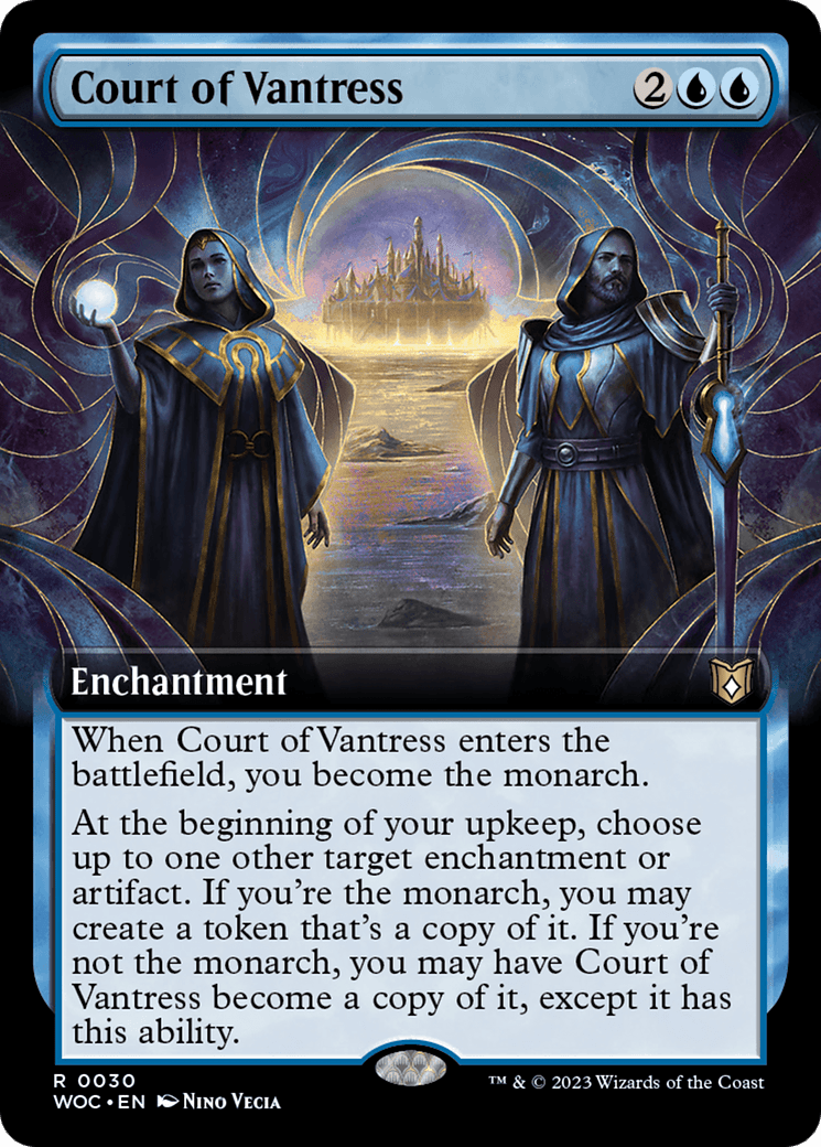 Court of Vantress (Extended Art) [Wilds of Eldraine Commander] Foil