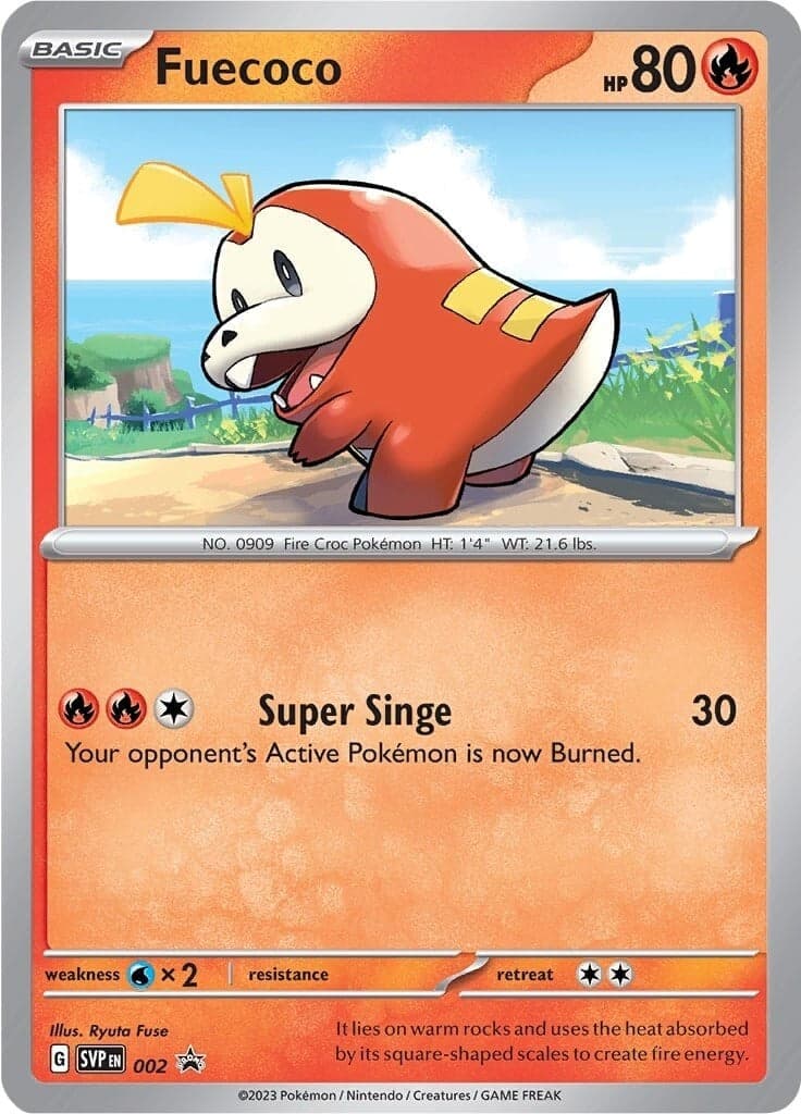 Fuecoco 002- SV Scarlet & Violet Promo Cards Holofoil