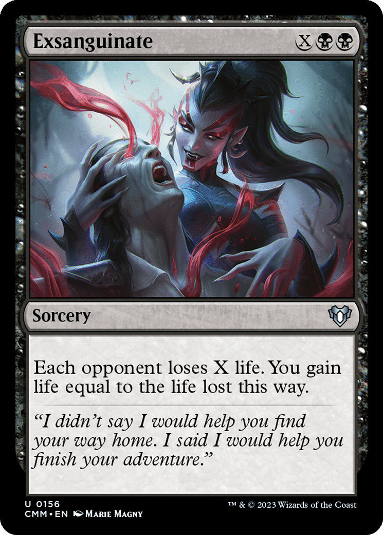Exsanguinate [Commander Masters] Foil