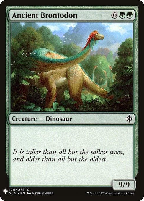 Ancient Brontodon [Mystery Booster] Foil