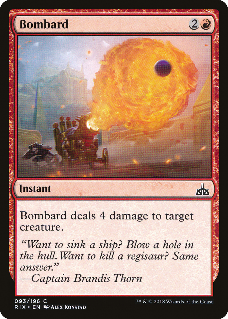 Bombard [Rivals of Ixalan] Foil