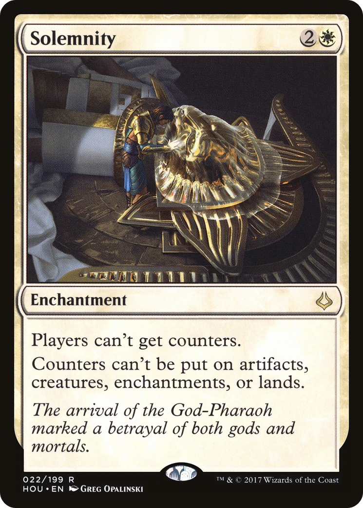 Solemnity [Hour of Devastation] Foil