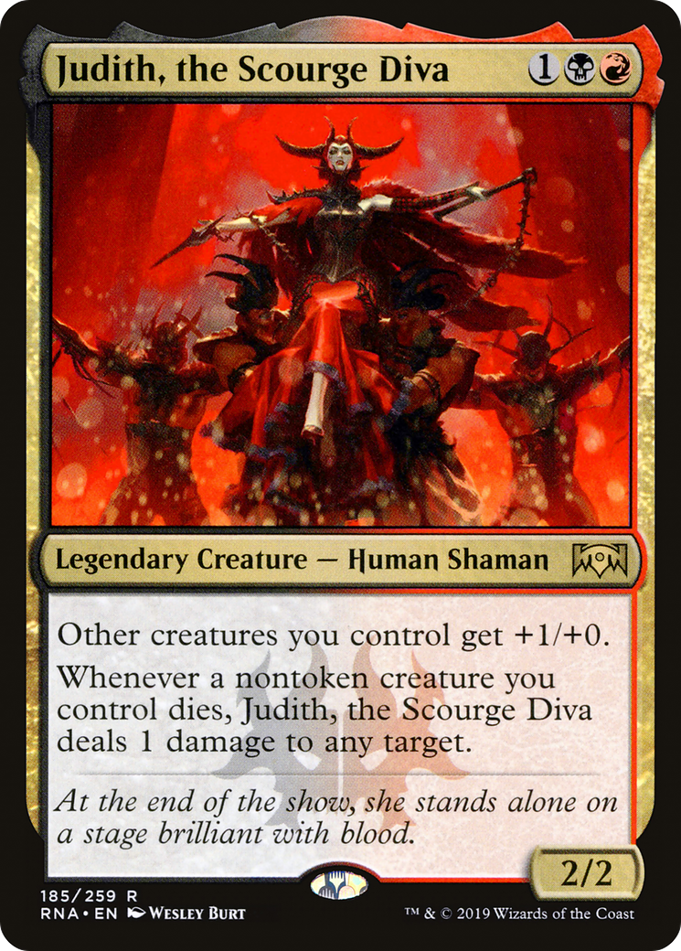 Judith, the Scourge Diva [Ravnica Allegiance] Foil