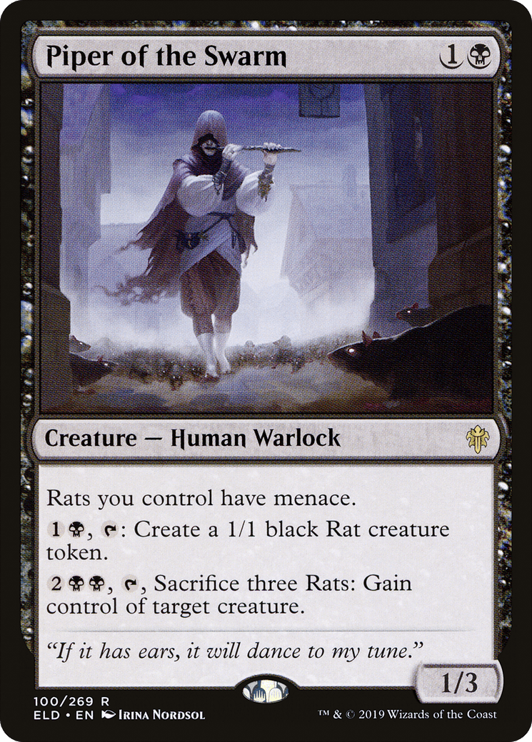 Piper of the Swarm (100/269) [Throne of Eldraine] Foil