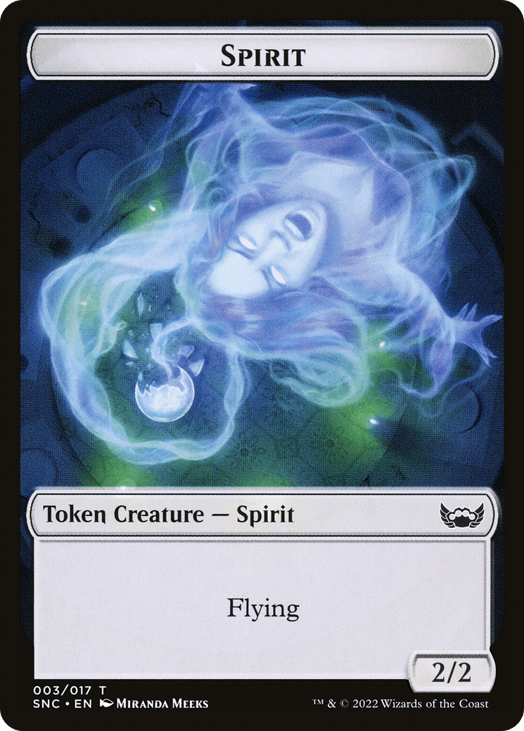 Spirit (TSNC-003) - Streets of New Capenna Tokens