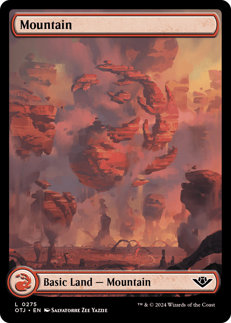 Mountain (0275) [Outlaws of Thunder Junction] Foil