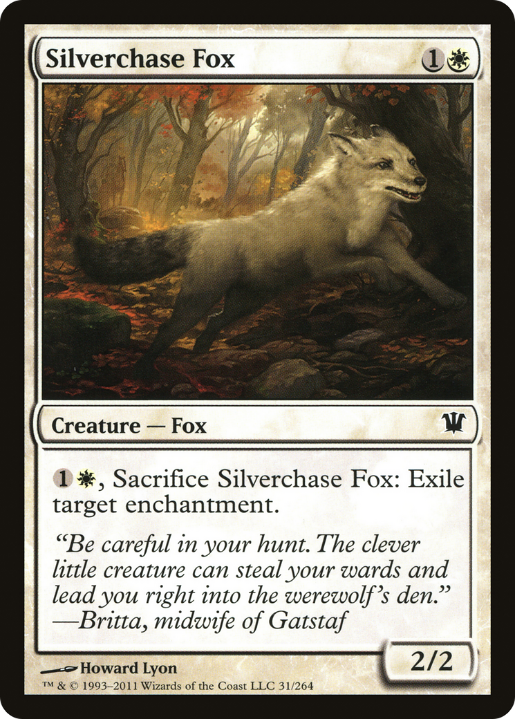 Silverchase Fox [Innistrad] Foil