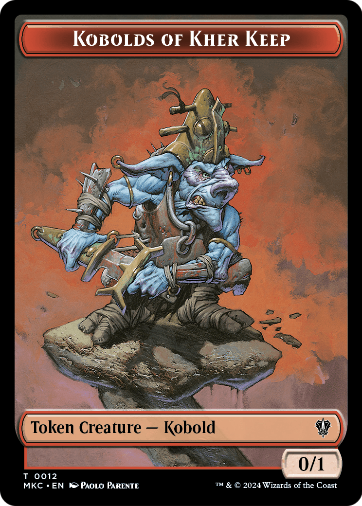Kobolds of Kher Keep (TMKC-012) - Murders at Karlov Manor Commander Tokens