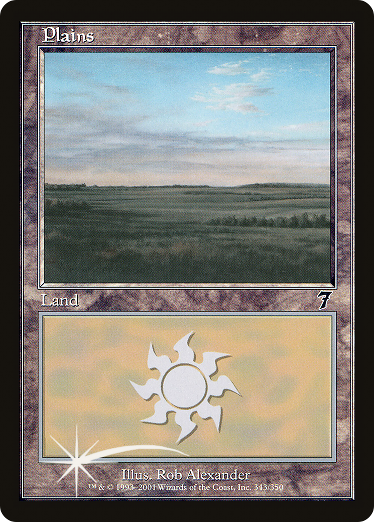 Plains (343) [Seventh Edition] Foil