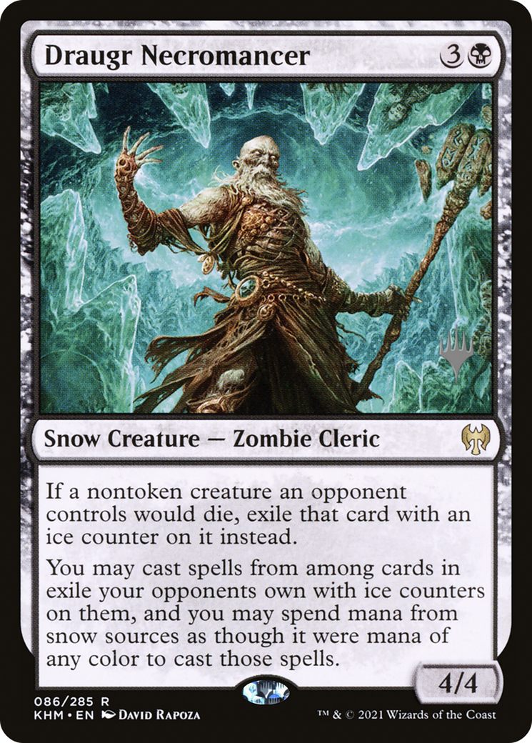 Draugr Necromancer (Promo Pack) [Kaldheim Promos] Foil
