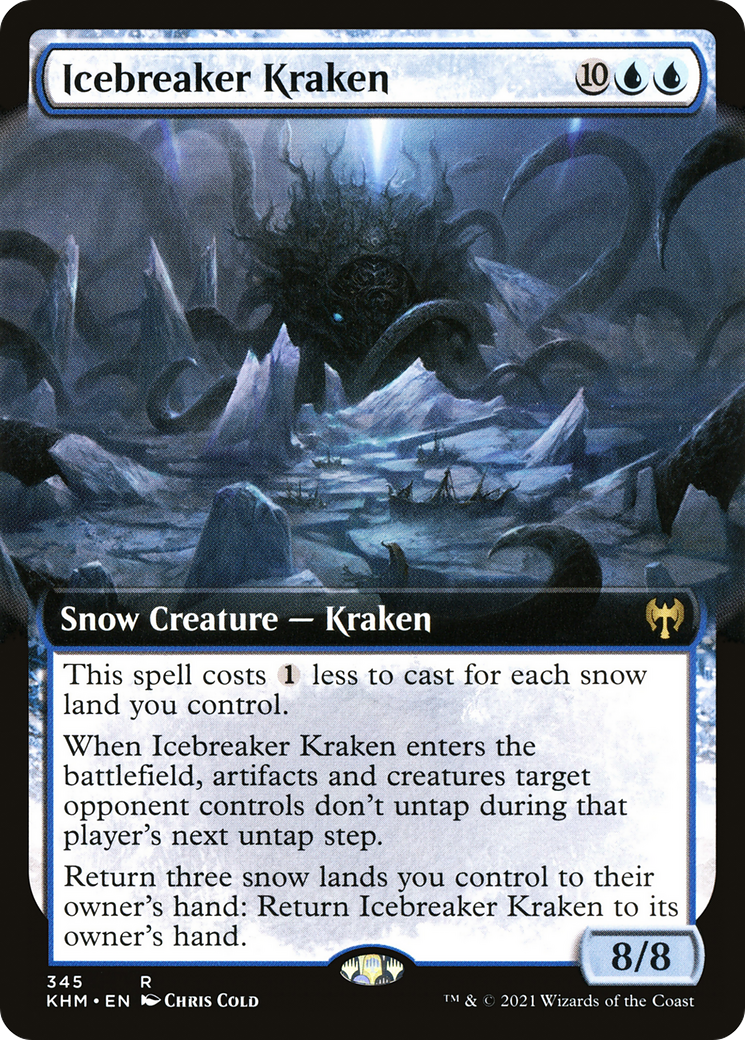 Icebreaker Kraken (Extended Art) [Kaldheim] Foil