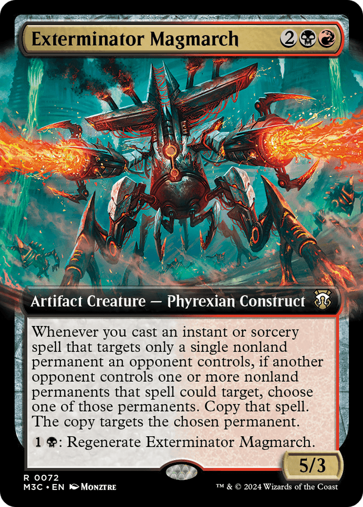 Exterminator Magmarch (Extended Art) [Modern Horizons 3 Commander]