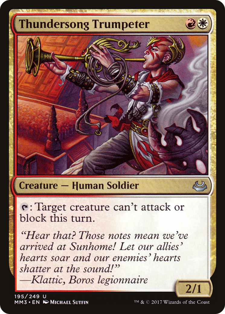 Thundersong Trumpeter [Modern Masters 2017] Foil