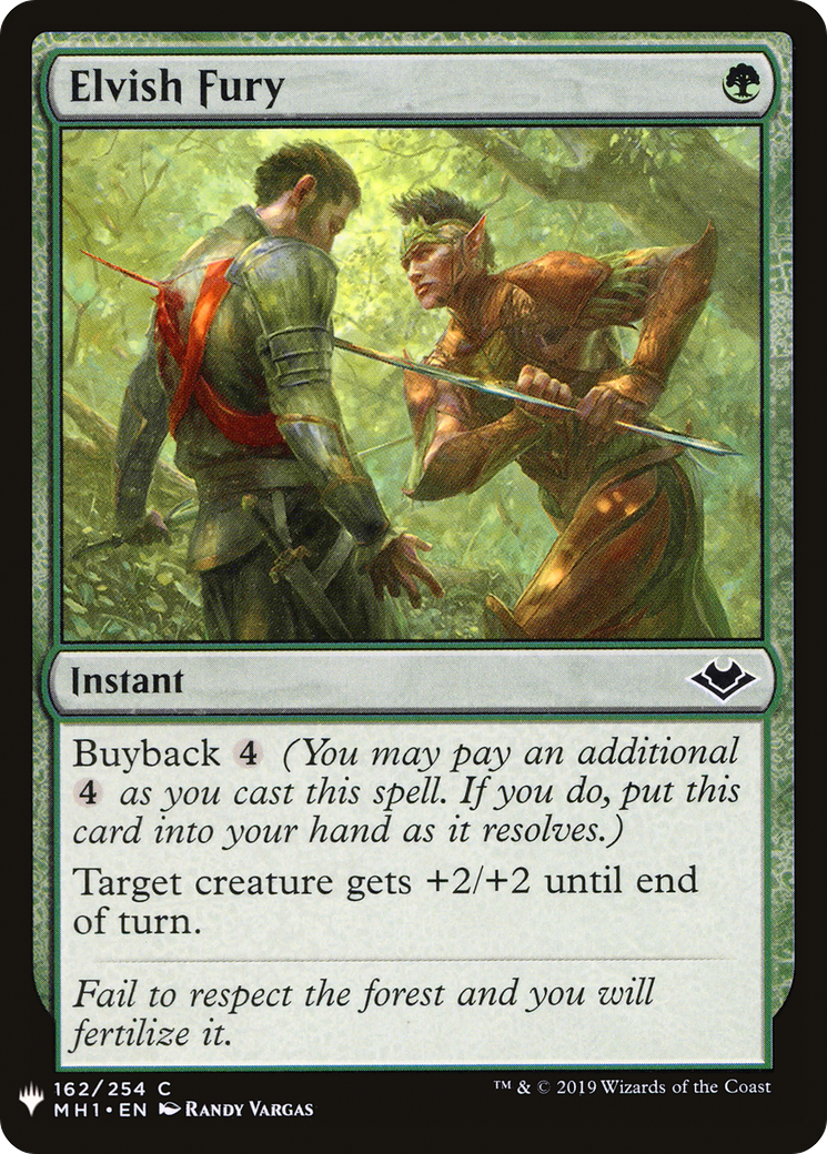 Elvish Fury |  (MH1-162) [The List]