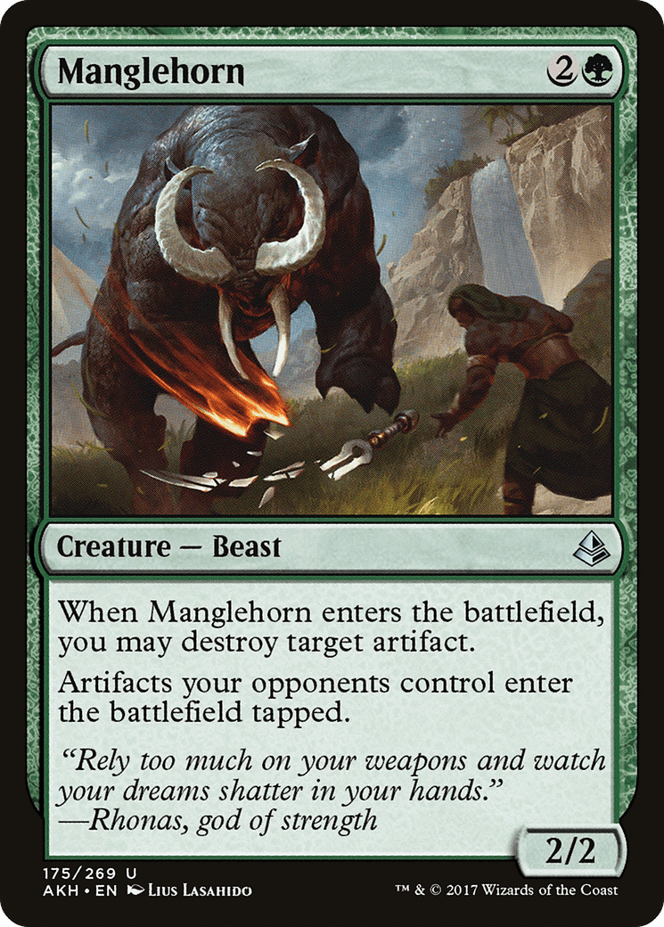 Manglehorn [Amonkhet] Foil