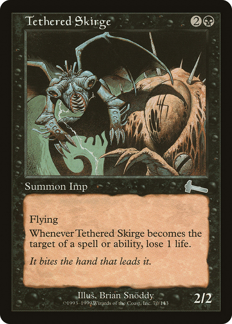Tethered Skirge [Urza's Legacy] Foil
