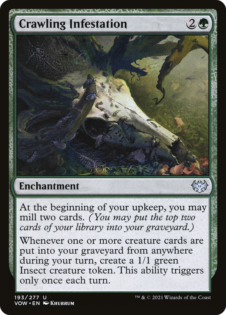 Crawling Infestation [Innistrad: Crimson Vow] Foil