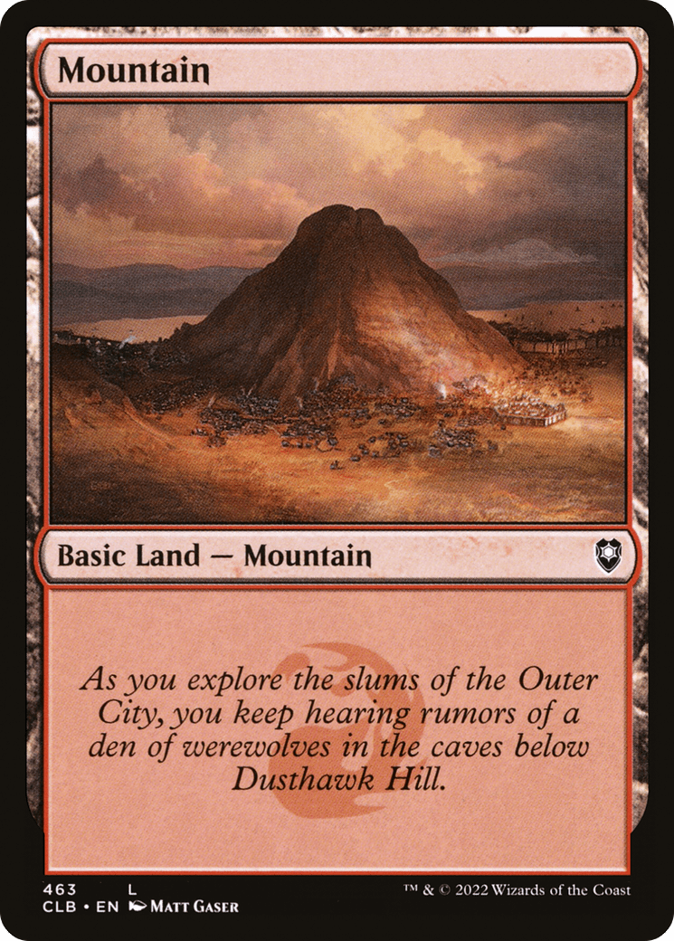 Mountain (463) [Commander Legends: Battle for Baldur's Gate] Foil