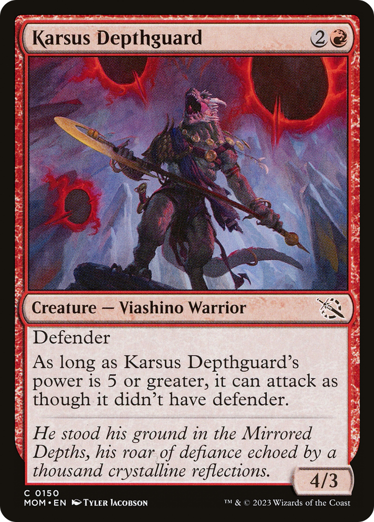 Karsus Depthguard [March of the Machine] Foil
