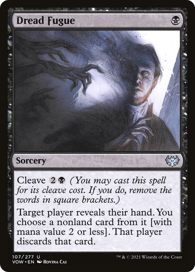 Dread Fugue [Innistrad: Crimson Vow] Foil