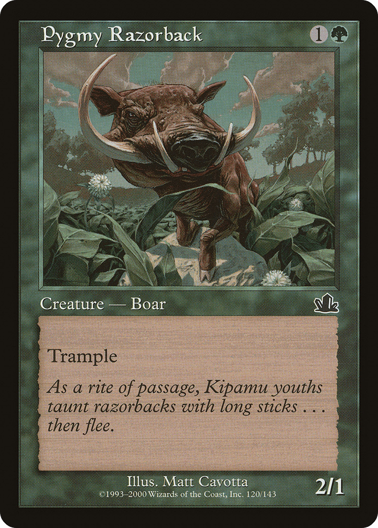 Pygmy Razorback [Prophecy] Foil