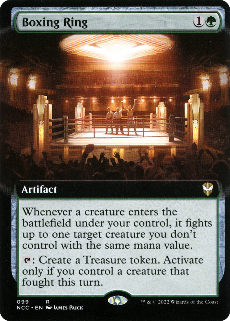 Boxing Ring (Extended Art) [Streets of New Capenna Commander] Foil