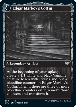 Edgar, Charmed Groom // Edgar Markov's Coffin [Innistrad: Double Feature] Foil