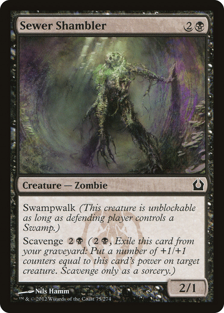 Sewer Shambler [Return to Ravnica] Foil