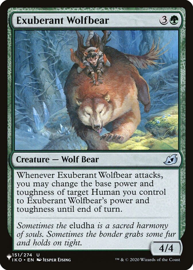 Exuberant Wolfbear |  (IKO-151) [The List]