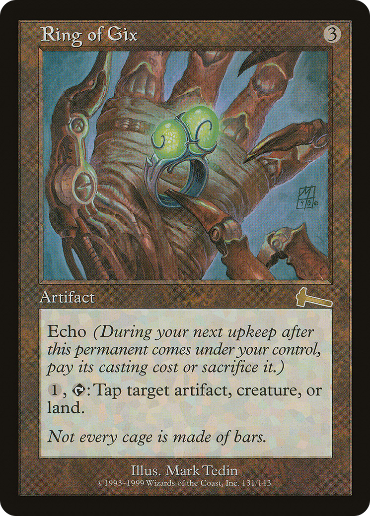 Ring of Gix [Urza's Legacy] Foil