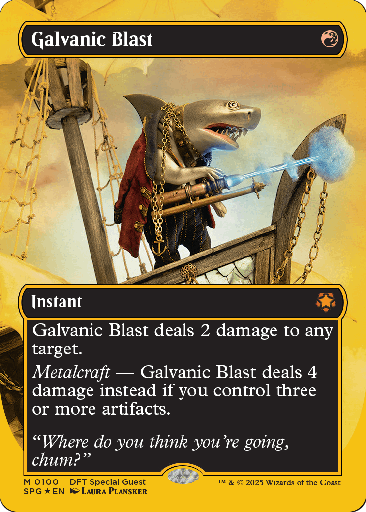 Galvanic Blast (Borderless) (First-Place Foil) (-010) [Special Guests]