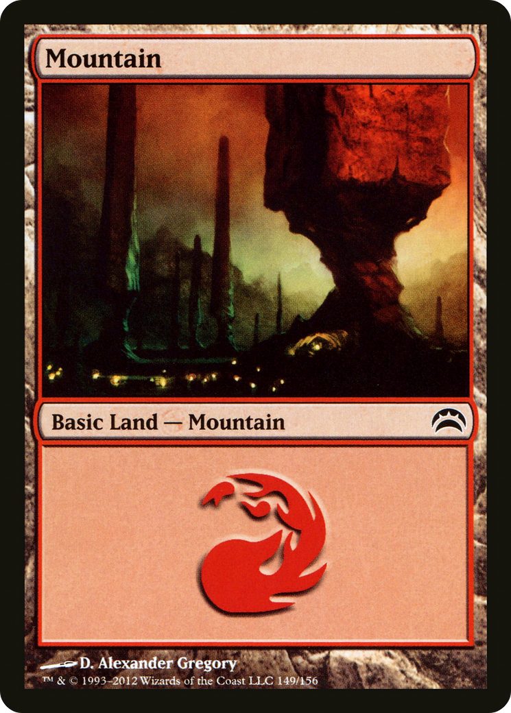 Mountain (149) [Planechase 2012]  Foil