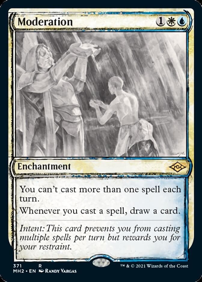 Moderation (Sketch) [Modern Horizons 2] Foil