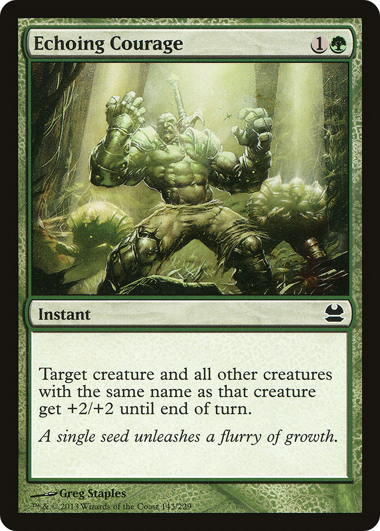 Echoing Courage [Modern Masters] Foil
