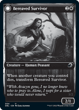Bereaved Survivor // Dauntless Avenger [Innistrad: Double Feature] Foil