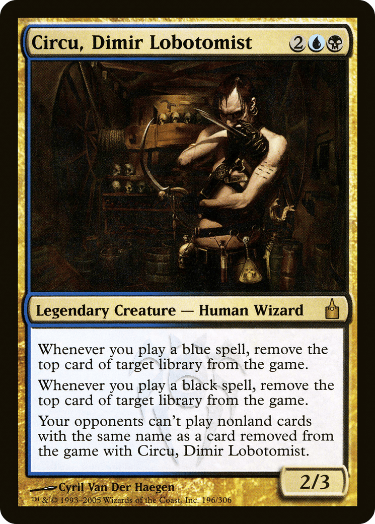 Circu, Dimir Lobotomist [Ravnica: City of Guilds] Foil
