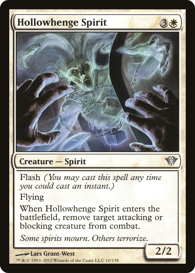 Hollowhenge Spirit [Dark Ascension] Foil