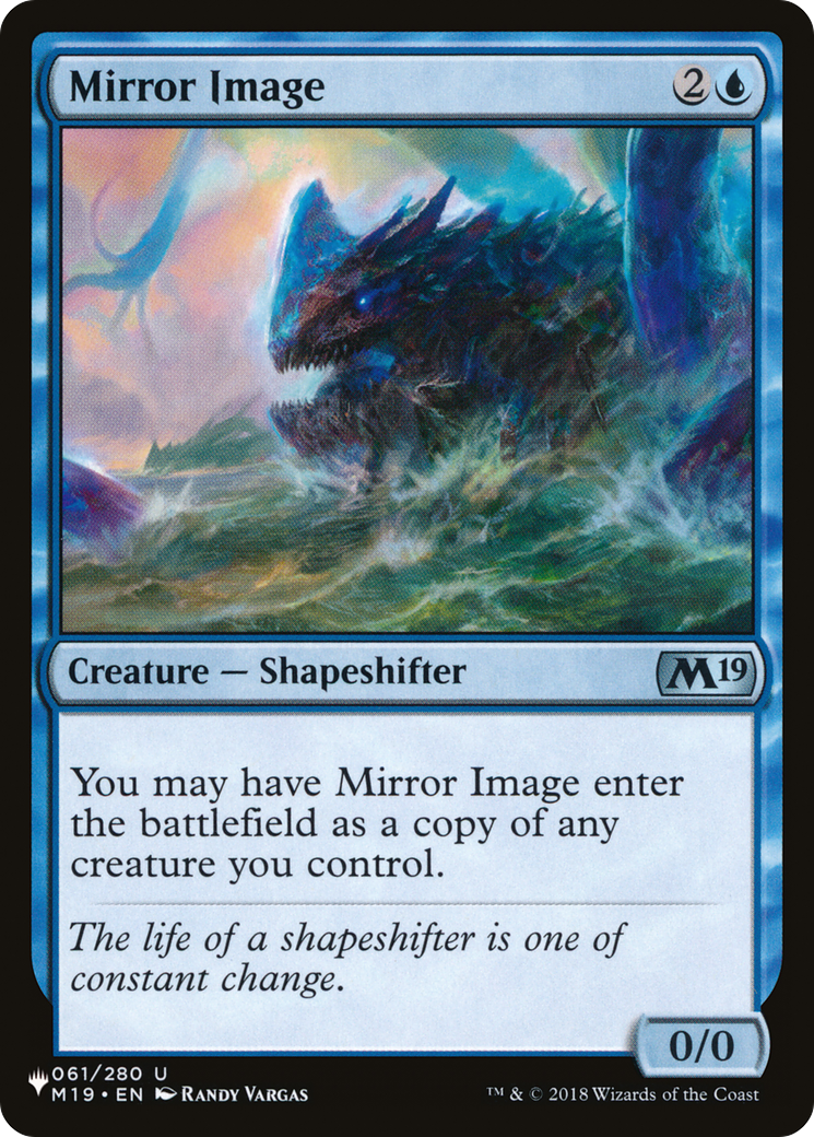 Mirror Image |  (M19-61) [The List]