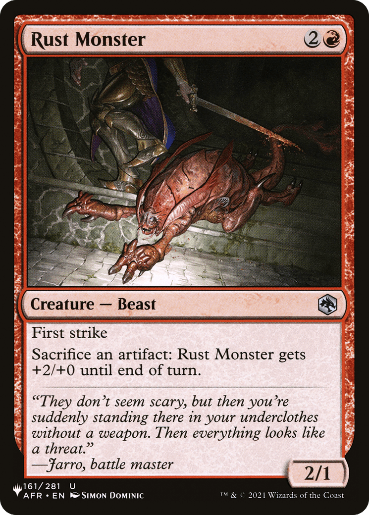 Rust Monster |  (AFR-161) [The List]