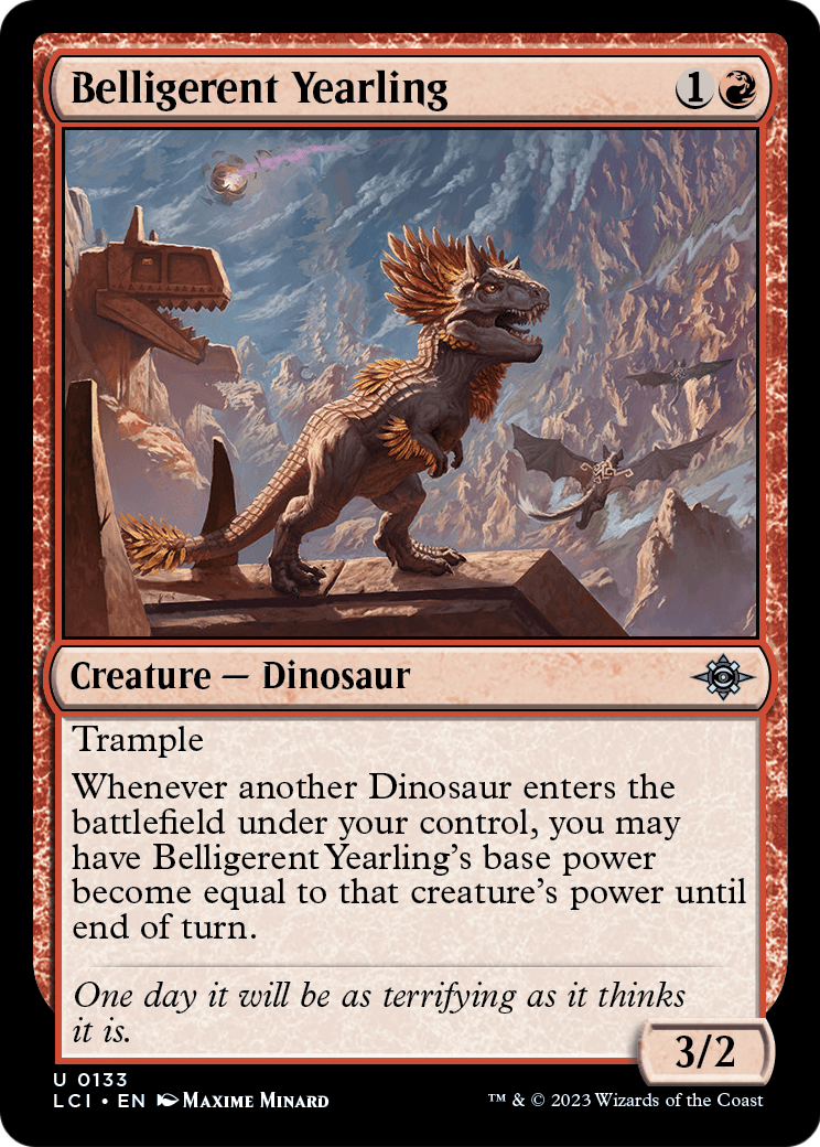 Belligerent Yearling [The Lost Caverns of Ixalan]