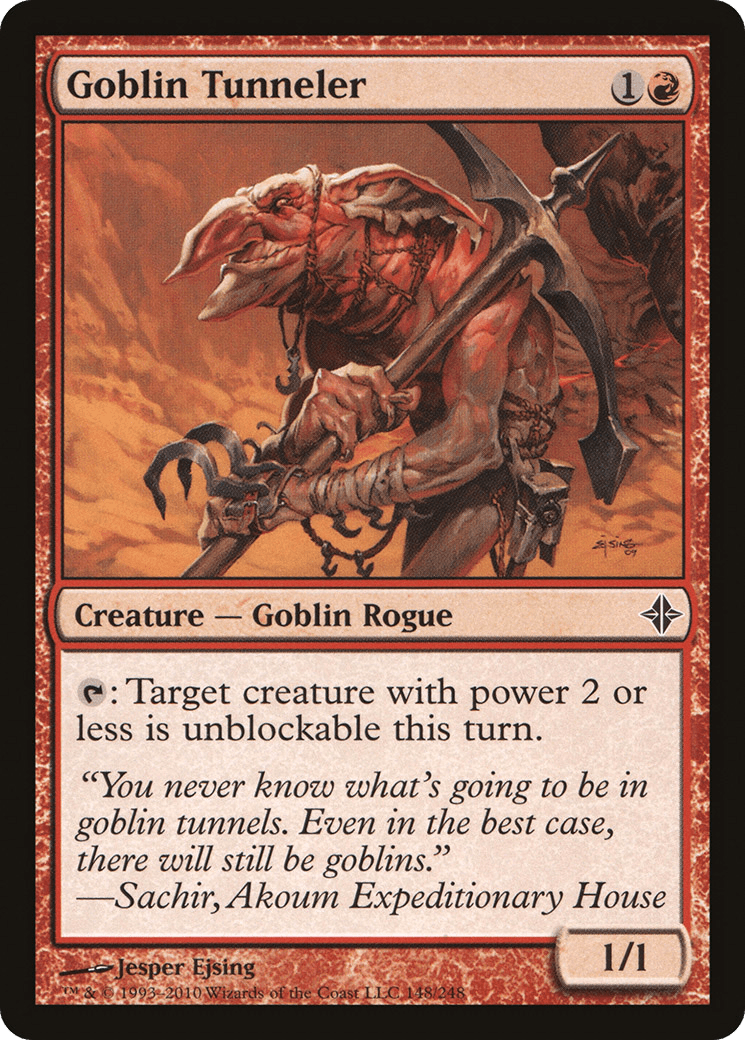 Goblin Tunneler [Rise of the Eldrazi] Foil