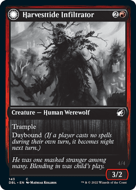 Harvesttide Infiltrator // Harvesttide Assailant [Innistrad: Double Feature] Foil