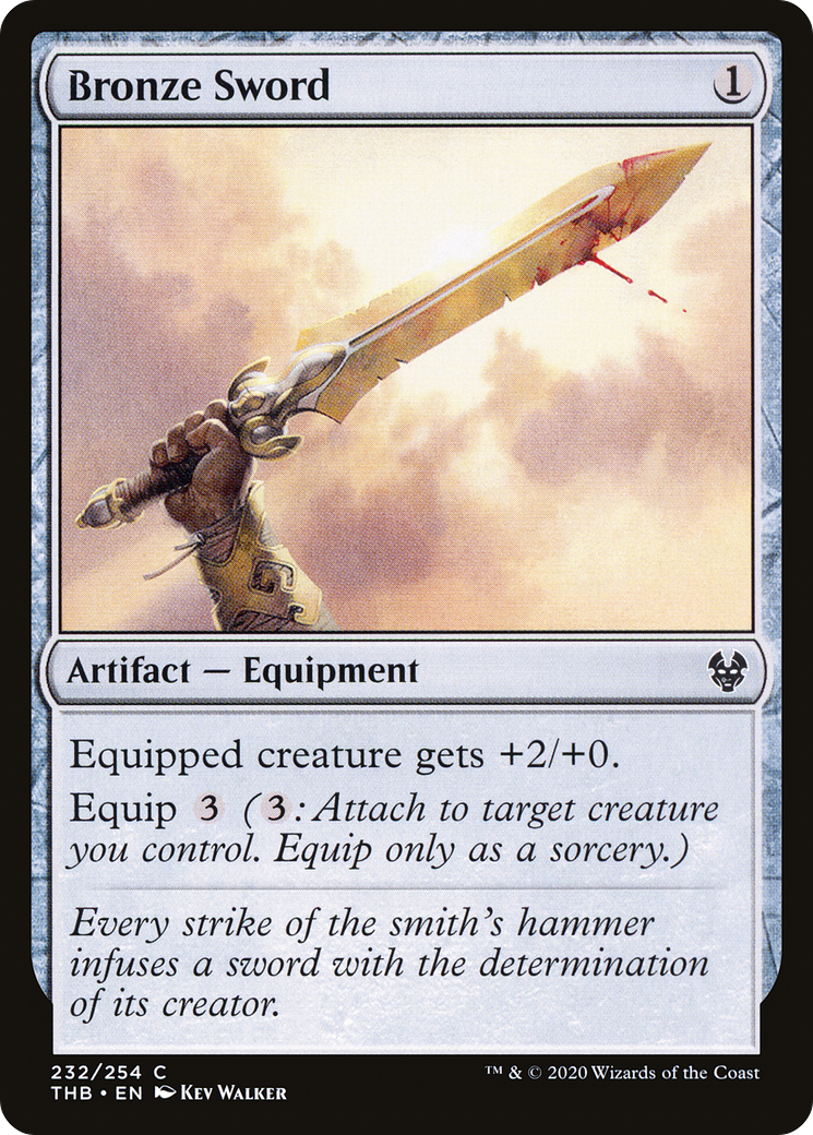 Bronze Sword [Theros Beyond Death] Foil