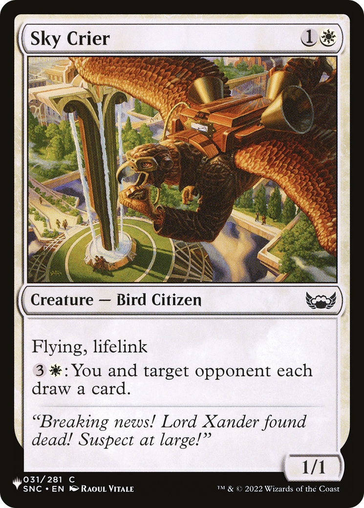 Sky Crier |  (SNC-31) [The List]