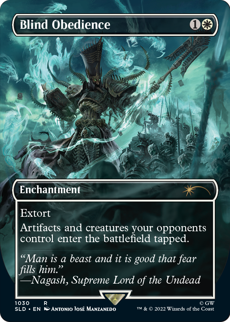 Blind Obedience (Borderless) [Secret Lair Drop Series] Foil