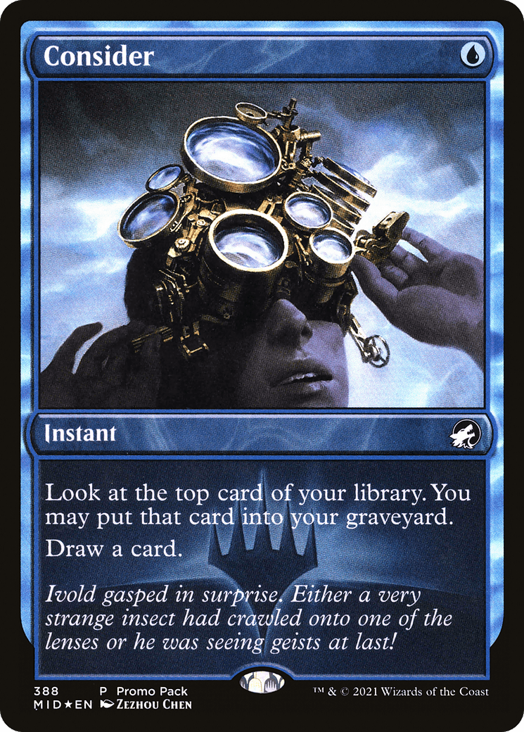Consider (Promo Pack) [Innistrad: Midnight Hunt Promos] Foil