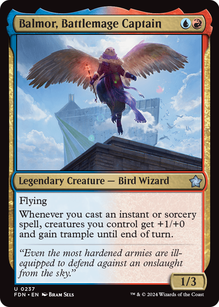 Balmor, Battlemage Captain (FDN-237) - Foundations Foil